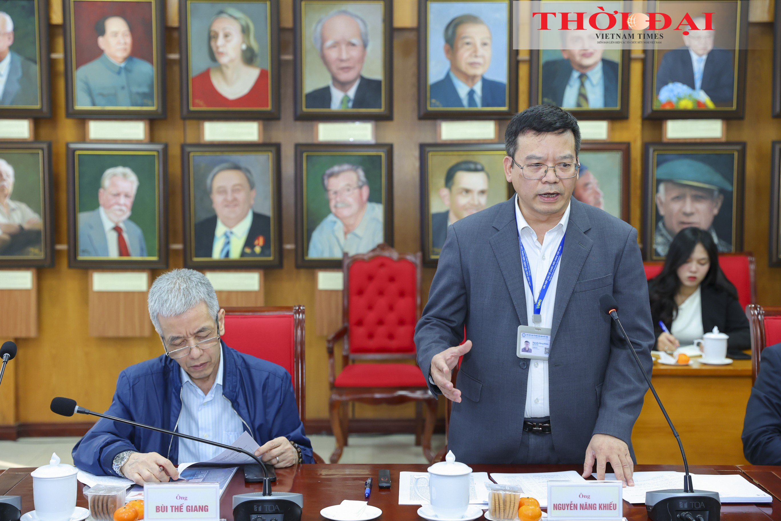 Ông Nguyễn Năng Khiếu, Trưởng ban Ban Châu Mỹ, Liên hiệp các tổ chức hữu nghị Việt Nam