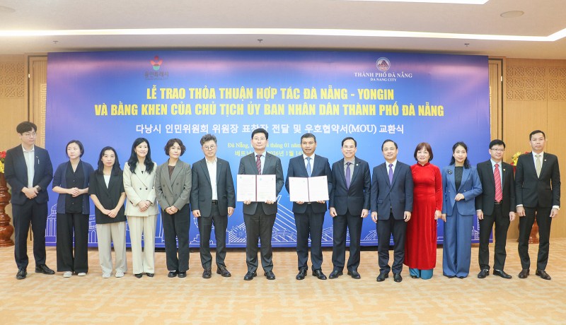 Ký kết thỏa thuận thiết lập quan hệ hợp tác hữu nghị giữa Đà Nẵng và Yongin Ký kết thỏa thuận thiết lập quan hệ hợp tác hữu nghị giữa Đà Nẵng và Yongin
