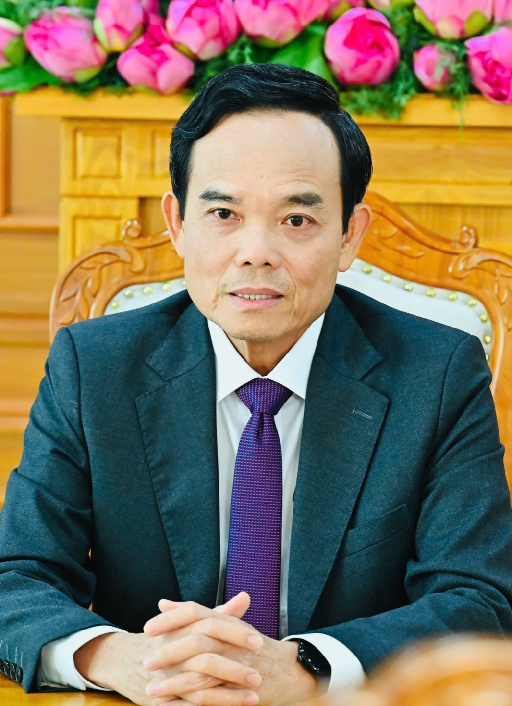 Đồng chí Trần Lưu Quang- Bí thư Trung ương Đảng, Bí thư Thành ủy Thành phố Hồ Chí Minh.