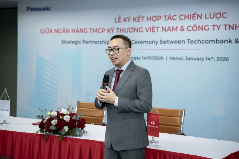 Techcombank và Panasonic Việt Nam ký kết hợp tác chiến lược