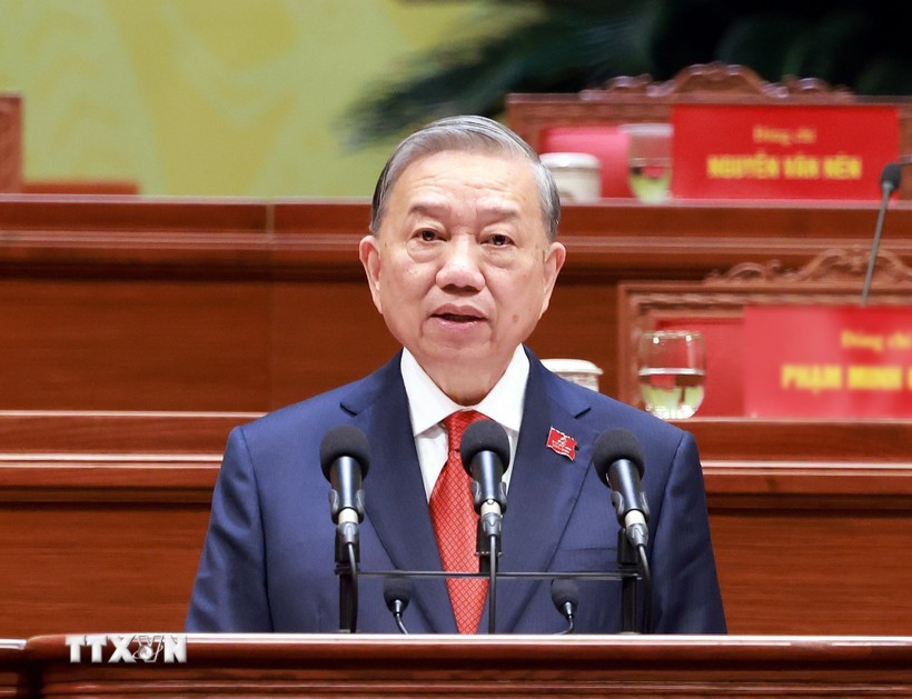 Đồng chí Tô Lâm tái đắc cử Tổng Bí thư Ban Chấp hành Trung ương Đảng khóa XIV Đồng chí Tô Lâm tái đắc cử Tổng Bí thư Ban Chấp hành Trung ương Đảng khóa XIV