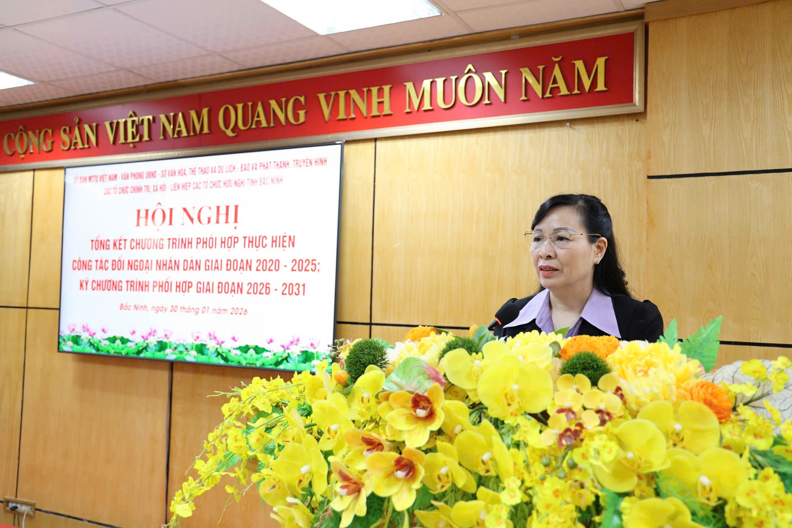 bà Nguyễn Thị Hà, Chủ tịch Ủy ban Mặt trận Tổ quốc Việt Nam tỉnh Bắc Ninh