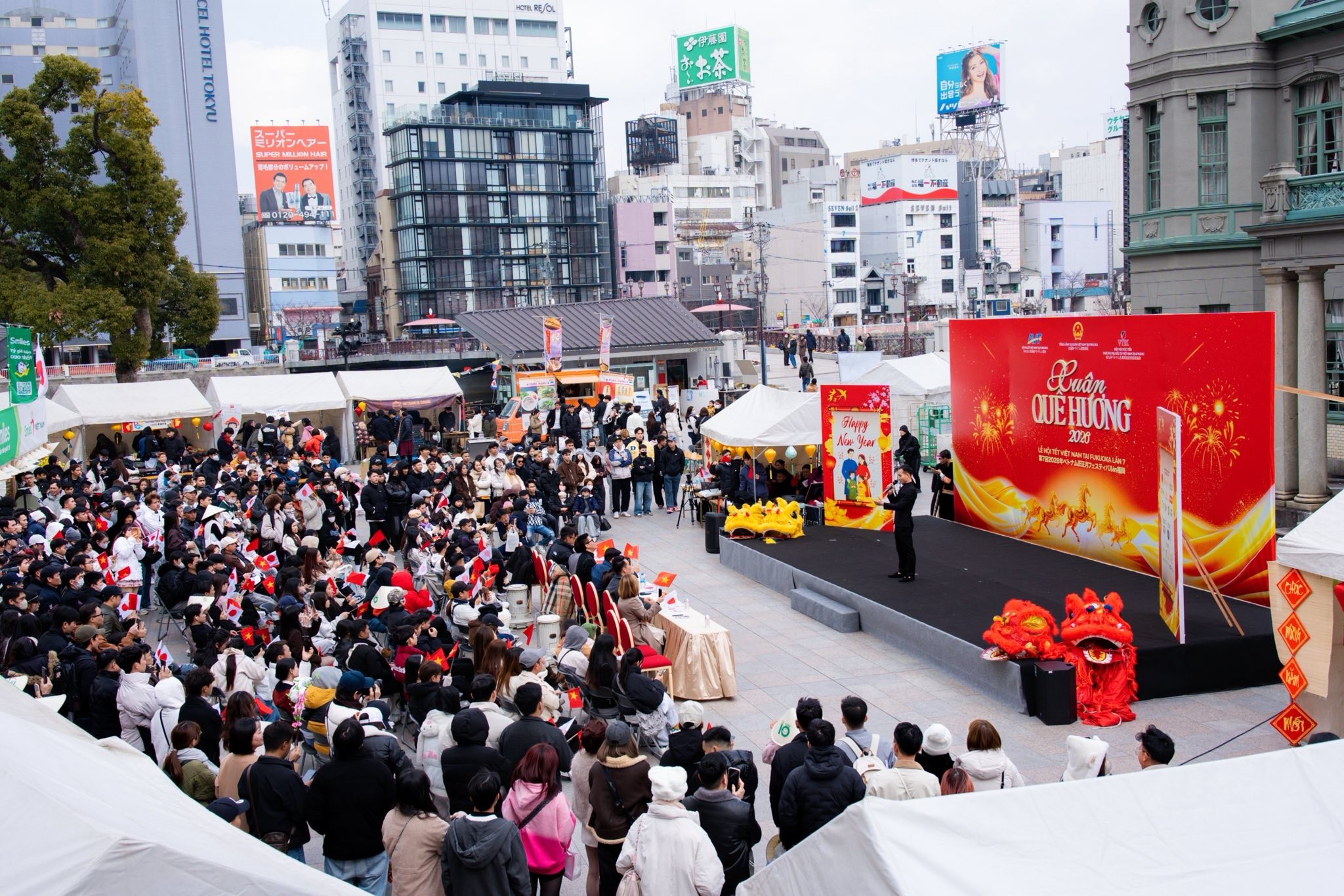 Rộn ràng Tết Việt tại Fukuoka (Nhật Bản)