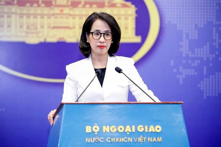 Người phát ngôn Bộ Ngoại giao Phạm Thu Hằng - Ảnh: Bộ Ngoại giao cung cấp