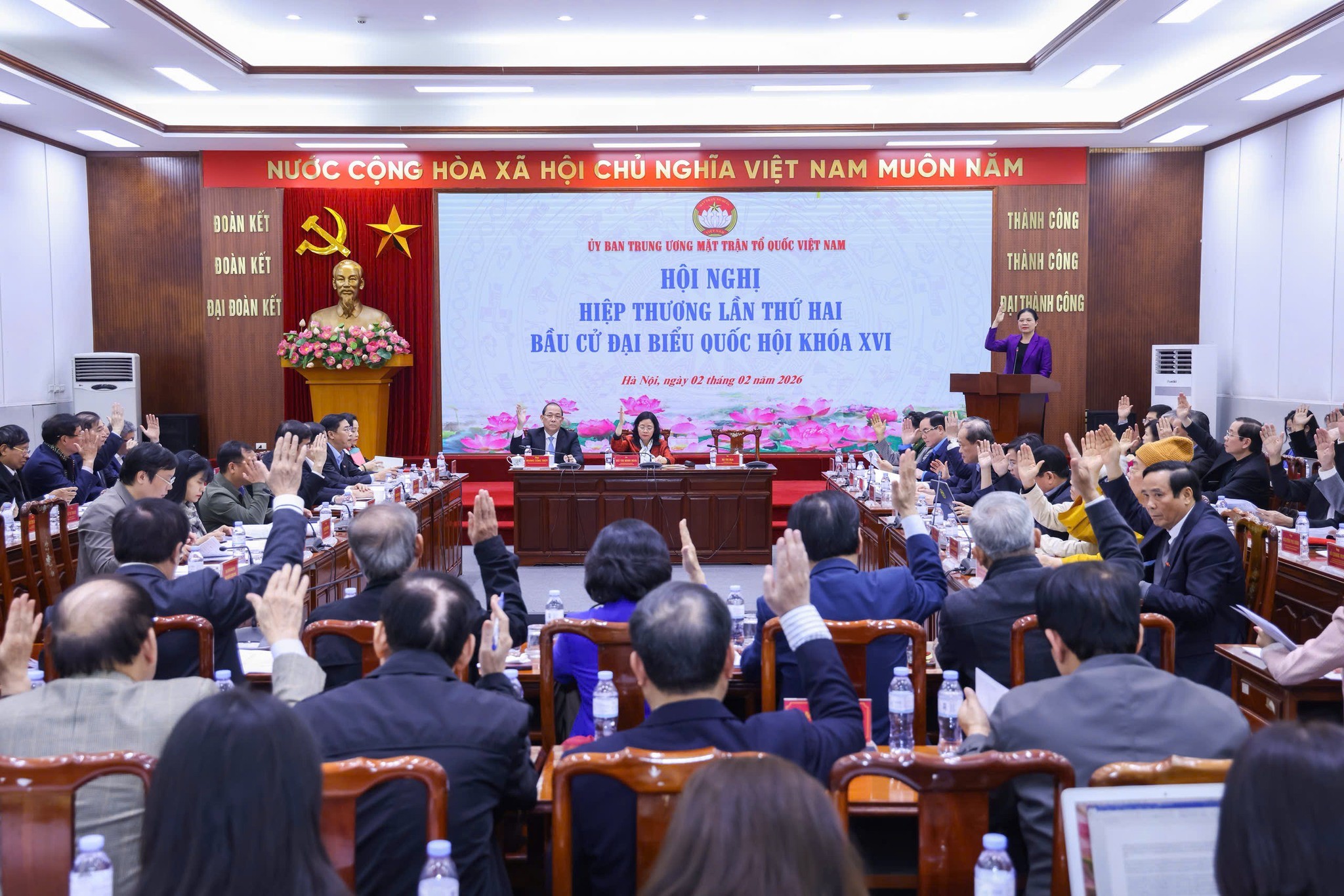 Hội nghị hiệp thương lần thứ hai bầu cử đại biểu Quốc hội khóa XVI do Đoàn Chủ tịch Ủy ban Trung ương Mặt trận Tổ quốc Việt Nam tổ chức Hội nghị hiệp thương lần thứ hai bầu cử đại biểu Quốc hội khóa XVI do Đoàn Chủ tịch Ủy ban Trung ương Mặt trận Tổ quốc Việt Nam tổ chức