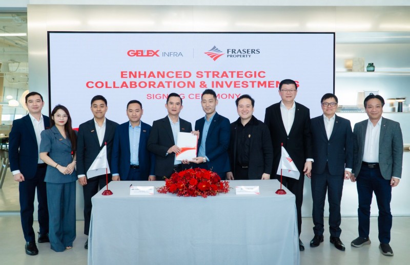 Đại diện Lãnh đạo Tập đoàn GELEX, Hạ tầng GELEX và Frasers Property ký kết hợp tác tại Thái Lan. Đại diện Lãnh đạo Tập đoàn GELEX, Hạ tầng GELEX và Frasers Property ký kết hợp tác tại Thái Lan.