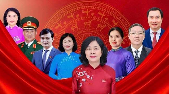 Ủy viên Bộ Chính trị, Bí thư Trung ương Đảng, Chủ tịch Ủy ban Trung ương MTTQ Việt Nam Bùi Thị Minh Hoài; Ủy viên Trung ương Đảng, Phó Chủ tịch – Tổng Thư ký Hà Thị Nga cùng 4 Phó chủ tịch và các Ủy viên Đoàn Chủ tịch Ủy ban Trung ương MTTQ Việt Nam được giới thiệu ứng cử đại biểu Quốc hội khóa XVI theo từng đơn vị bầu cử trong cả nước Ủy viên Bộ Chính trị, Bí thư Trung ương Đảng, Chủ tịch Ủy ban Trung ương MTTQ Việt Nam Bùi Thị Minh Hoài; Ủy viên Trung ương Đảng, Phó Chủ tịch – Tổng Thư ký Hà Thị Nga cùng 4 Phó chủ tịch và các Ủy viên Đoàn Chủ tịch Ủy ban Trung ương MTTQ Việt Nam được giới thiệu ứng cử đại biểu Quốc hội khóa XVI theo từng đơn vị bầu cử trong cả nước