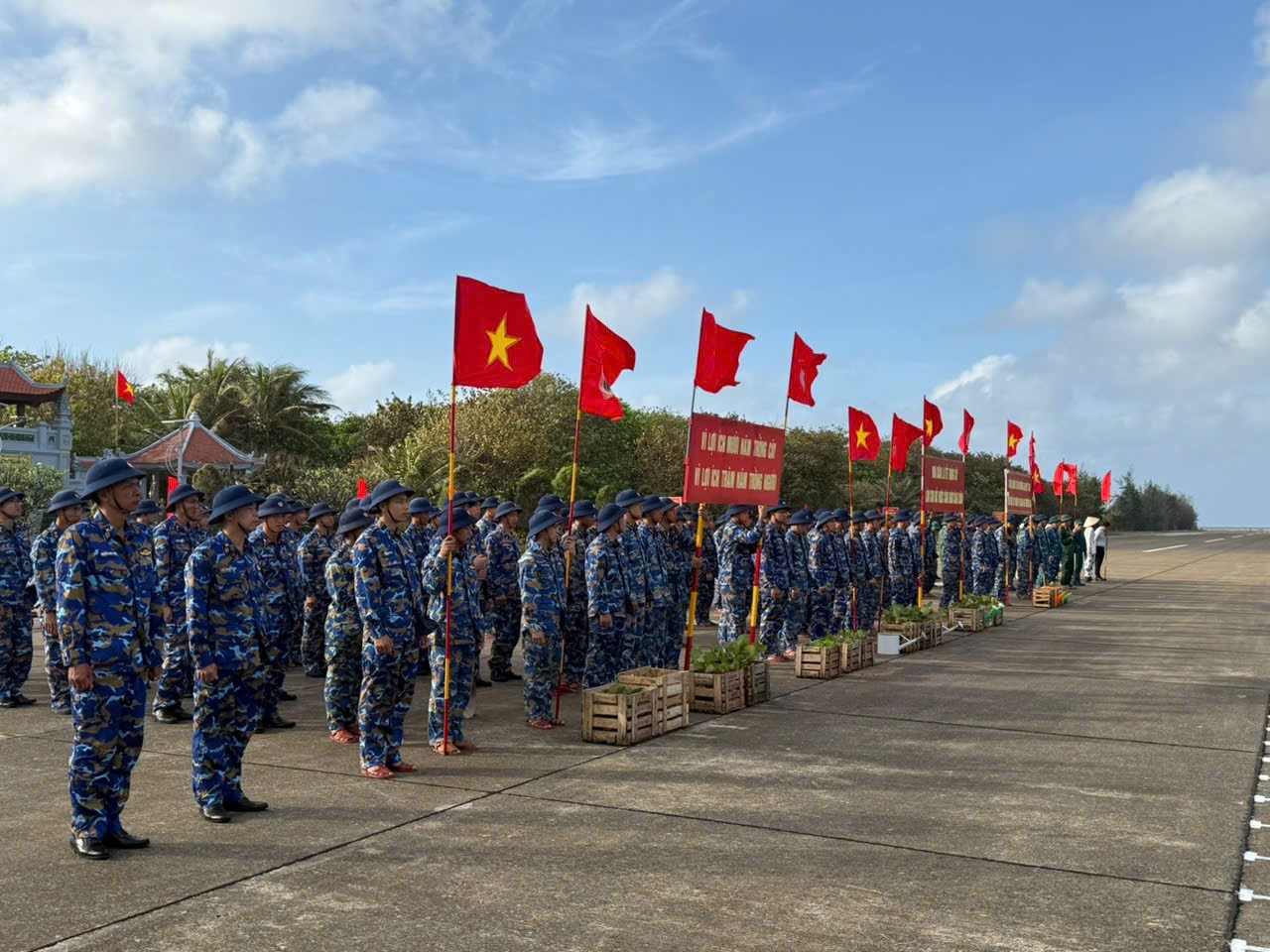 Tết Bính Ngọ 2026: Hơn 9.000 cây xanh được trồng mới tại Trường Sa Tết Bính Ngọ 2026: Hơn 9.000 cây xanh được trồng mới tại Trường Sa