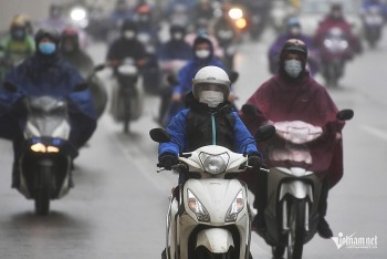 Thời tiết hôm nay (25/02): Hà Nội mưa rào, trời lạnh