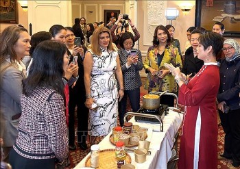 Quảng bá ẩm thực chay Việt Nam tới cộng đồng ngoại giao tại Mỹ