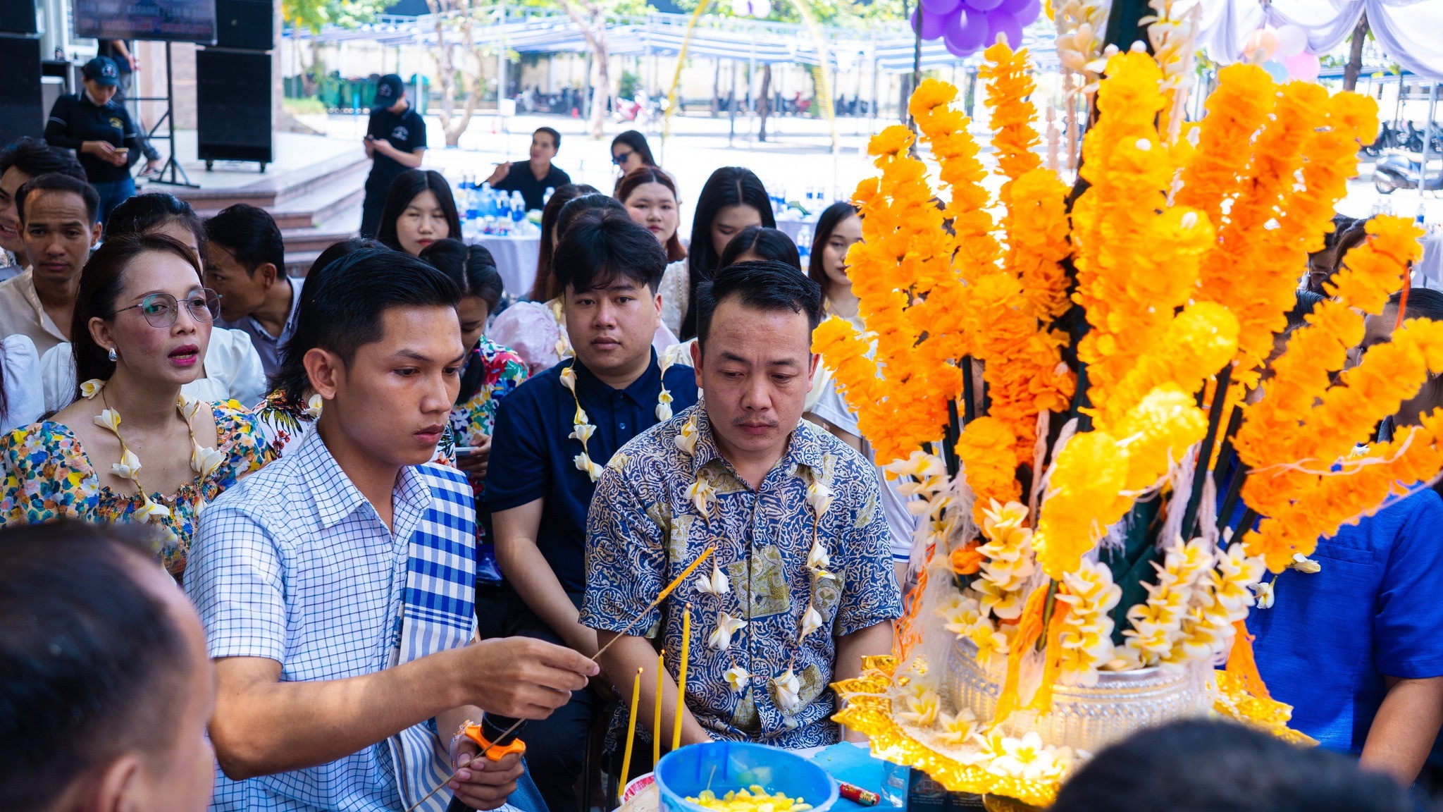 Chương trình Tết cổ truyền Bunpimay 2026 dành cho lưu học sinh Lào đang học tập tại Chương trình Tết cổ truyền Bunpimay 2026 dành cho lưu học sinh Lào đang học tập tại