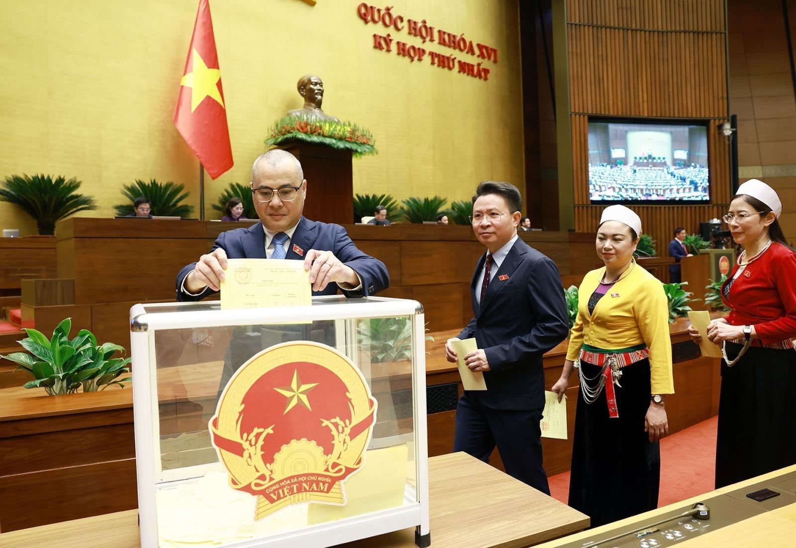 Chủ tịch nước Tô Lâm tuyên thệ và phát biểu nhậm chức Chú thích ảnh