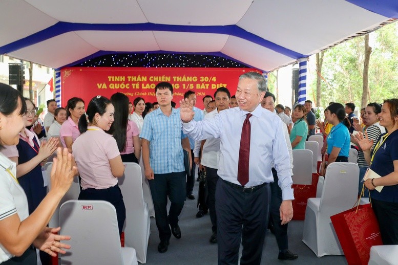 Toàn văn bài nói chuyện của Tổng Bí thư, Chủ tịch nước Tô Lâm với công nhân, người lao động Thành phố Hồ Chí Minh Toàn văn bài nói chuyện của Tổng Bí thư, Chủ tịch nước Tô Lâm với công nhân, người lao động Thành phố Hồ Chí Minh