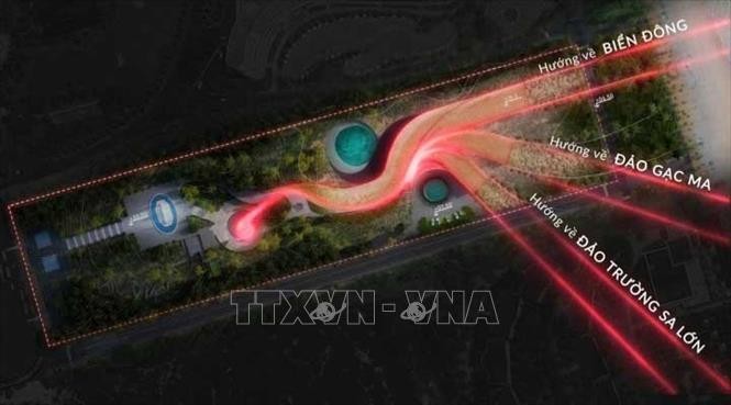 Phối cảnh bên ngoài Bảo tàng Trường Sa. Ảnh: Xuân Triệu/TTXVN Phối cảnh bên ngoài Bảo tàng Trường Sa. Ảnh: Xuân Triệu/TTXVN