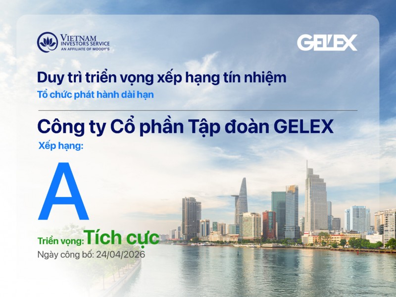 GELEX lãi 806 tỷ đồng trong Quý 1/2026, tăng gần 25% so với cùng kỳ GELEX lãi 806 tỷ đồng trong Quý 1/2026, tăng gần 25% so với cùng kỳ