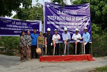Vĩnh Long khởi công hai công trình giao thông nông thôn chào mừng Đại hội Liên hiệp hữu nghị tỉnh