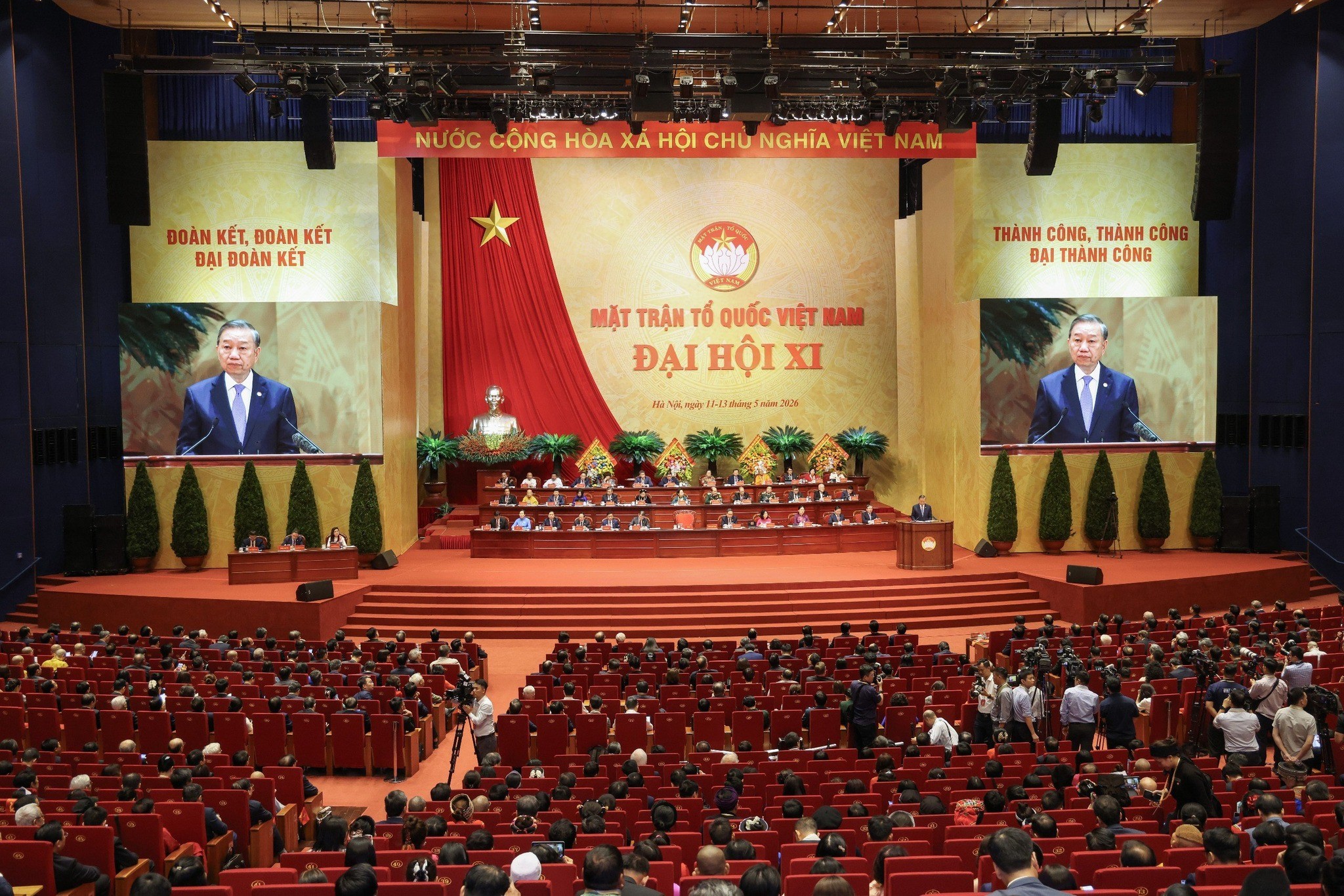Đại hội MTTQ Việt Nam lần thứ XI mở đầu chặng đường phát triển với vị thế mới, mô hình tổ chức mới Đại hội MTTQ Việt Nam lần thứ XI mở đầu chặng đường phát triển với vị thế mới, mô hình tổ chức mới
