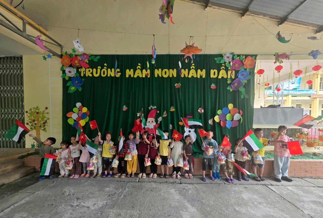 Đại sứ quán UAE hỗ trợ xây dựng nhà vệ sinh cho trường mầm non ở Tuyên Quang
