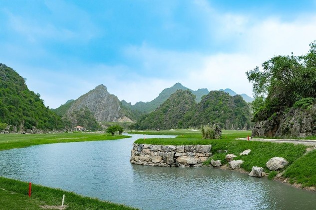 Thiết kế sân Canyon Course được tính toán tăng độ thử thách và tạo cảm xúc