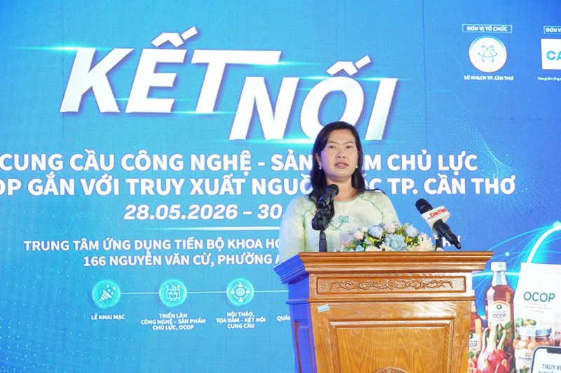 Kết nối cung cầu công nghệ - Sản phẩm chủ lực, OCOP gắn với truy xuất nguồn gốc tại TP Cần Thơ