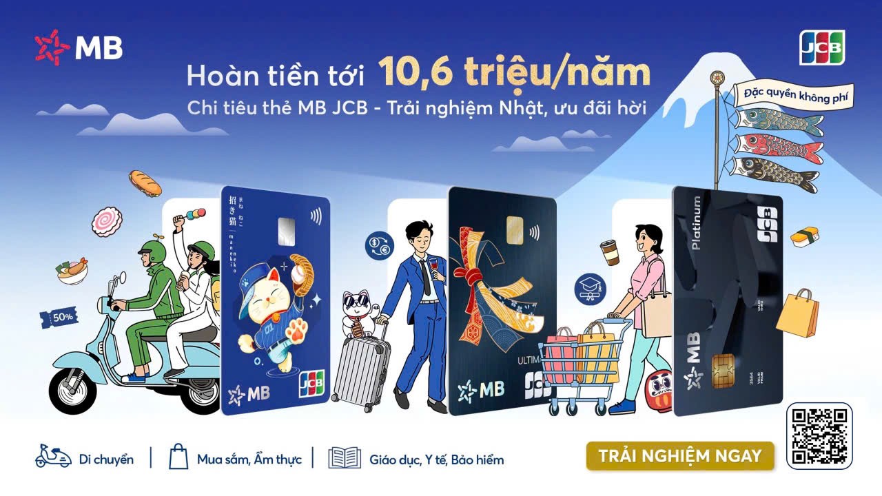 MB nhận 9 giải thưởng danh giá từ JCB