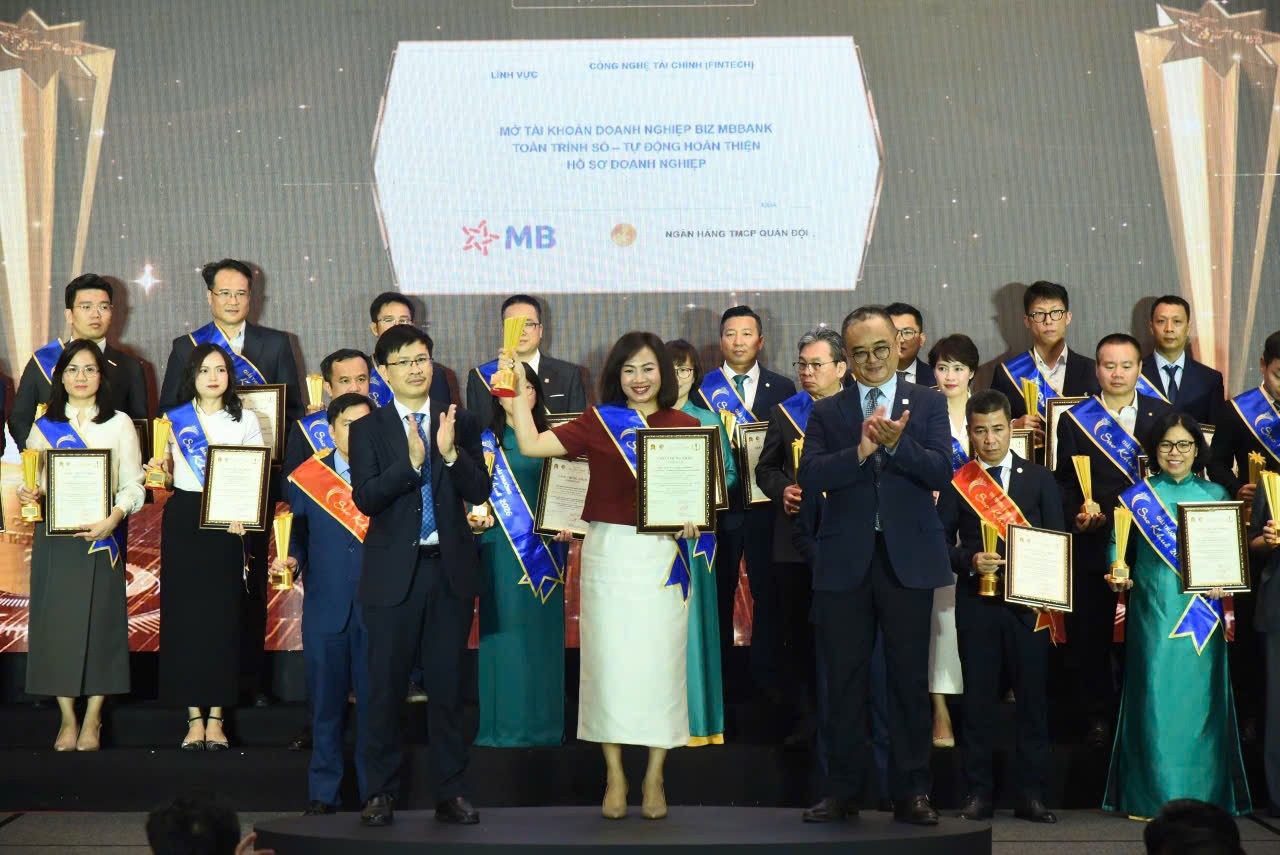 MB ghi dấu ấn với 5 giải thưởng Sao Khuê 2026