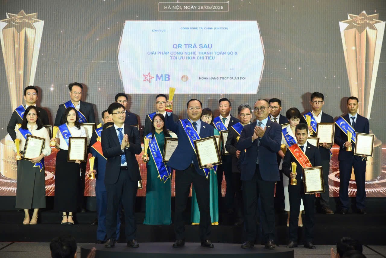 MB ghi dấu ấn với 5 giải thưởng Sao Khuê 2026