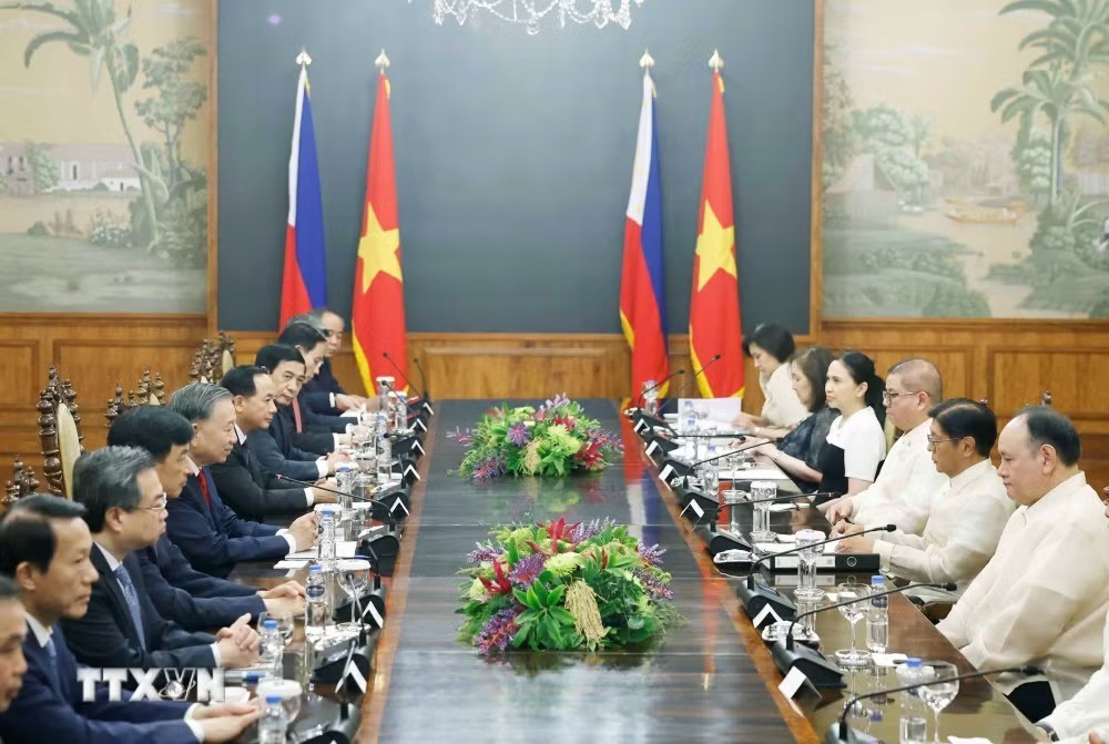Lễ đón Tổng Bí thư, Chủ tịch nước Tô Lâm thăm cấp Nhà nước Philippines Lễ đón Tổng Bí thư, Chủ tịch nước Tô Lâm thăm cấp Nhà nước Philippines