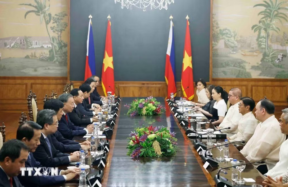 Tổng Bí thư, Chủ tịch nước Tô Lâm hội đàm với Tổng thống Philippines