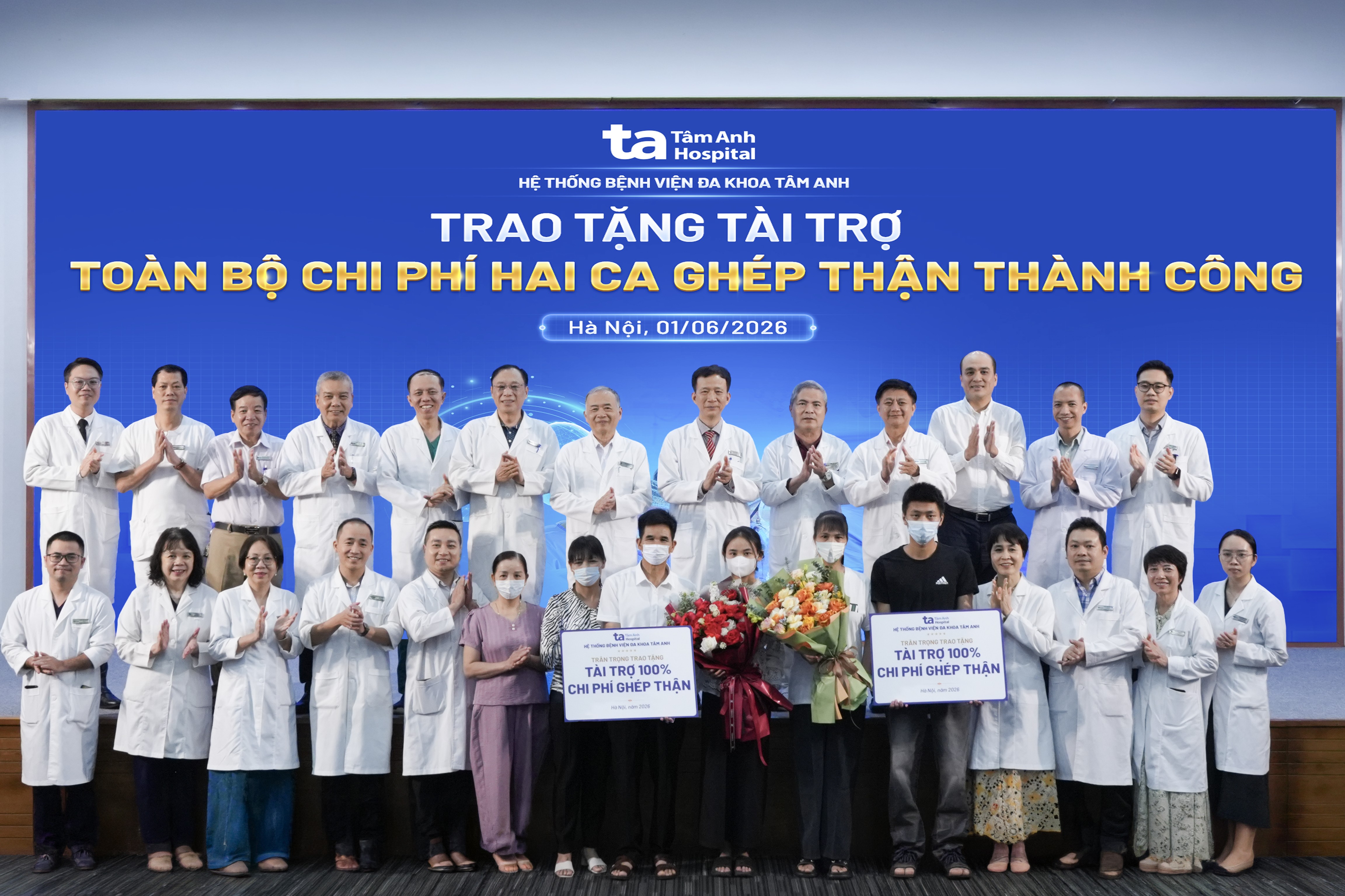 Bệnh viện Tâm Anh ghép thận thành công, chính thức tham gia mạng lưới ghép tạng Việt Nam