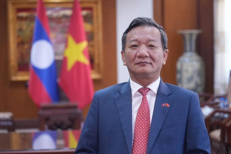 Đại sứ Việt Nam tại Lào Nguyễn Minh Tâm. (Ảnh: Đại sứ quán Việt Nam tại Lào) Đại sứ Việt Nam tại Lào Nguyễn Minh Tâm. (Ảnh: Đại sứ quán Việt Nam tại Lào)