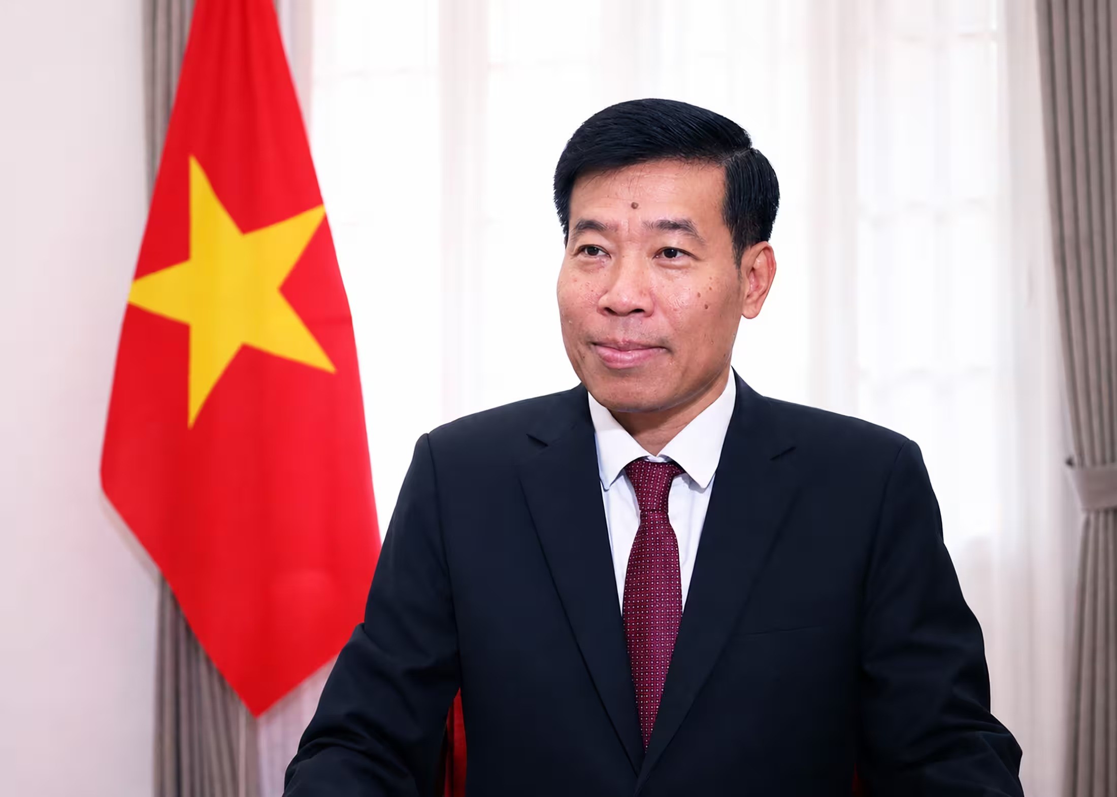 Uỷ viên Trung ương Đảng, Phó Bí thư thường trực Đảng ủy, Thứ trưởng Bộ Ngoại giao Nguyễn Mạnh Cường