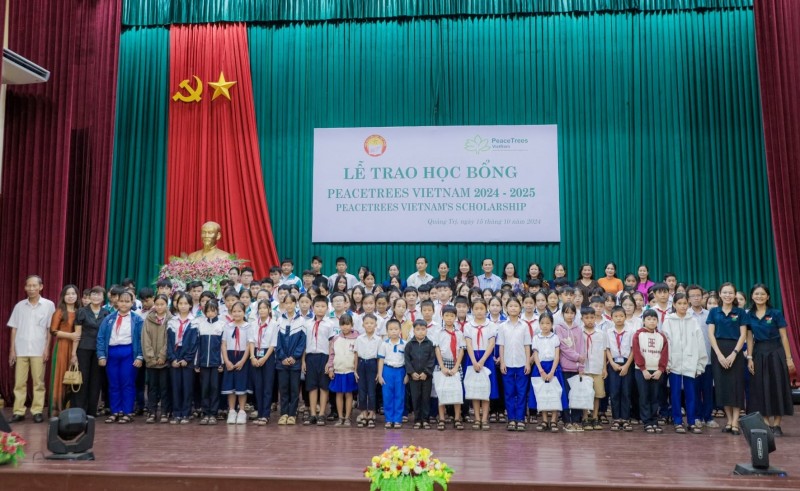 Peace Trees Việt Nam hỗ trợ Quảng Trị nâng cao chất lượng giáo dục