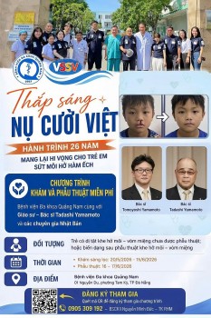 Các bác sĩ Nhật Bản mang lại nụ cười cho trẻ em Đà Nẵng