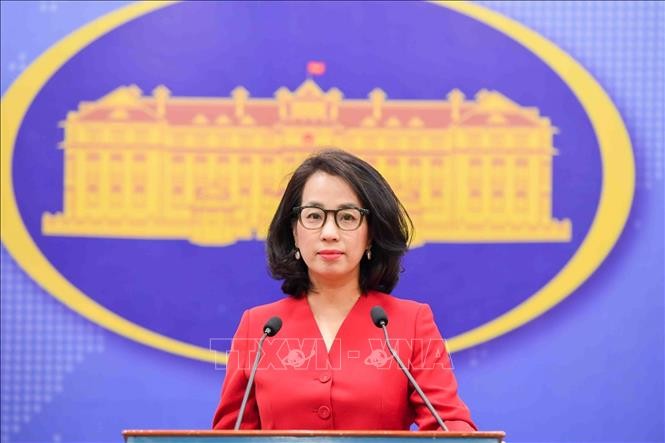 Người Phát ngôn Bộ Ngoại giao Việt Nam Phạm Thu Hằng. Ảnh: TTXVN Người Phát ngôn Bộ Ngoại giao Việt Nam Phạm Thu Hằng. Ảnh: TTXVN