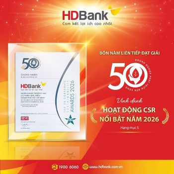 HDBank: Tăng trường ấn tượng song hành cùng trách nhiệm cộng đồng