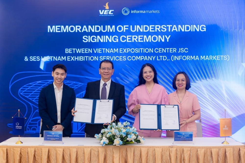 VEC ký hợp tác chiến lược với Informa Markets - một trong những đơn vị tổ chức sự kiện B2B và triển lãm thương mại hàng đầu thế giới