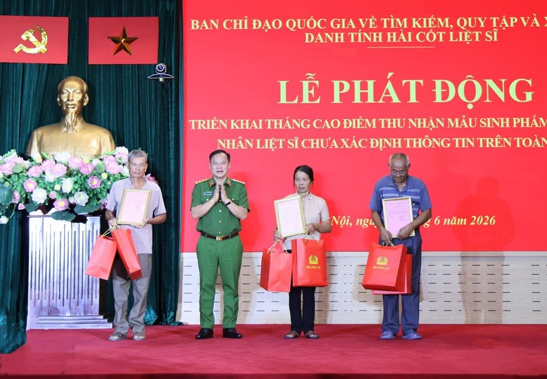 Phó Thủ tướng Phạm Thị Thanh Trà phát động cao điểm thu nhận ADN, mở thêm cơ hội xác định danh tính liệt sĩ