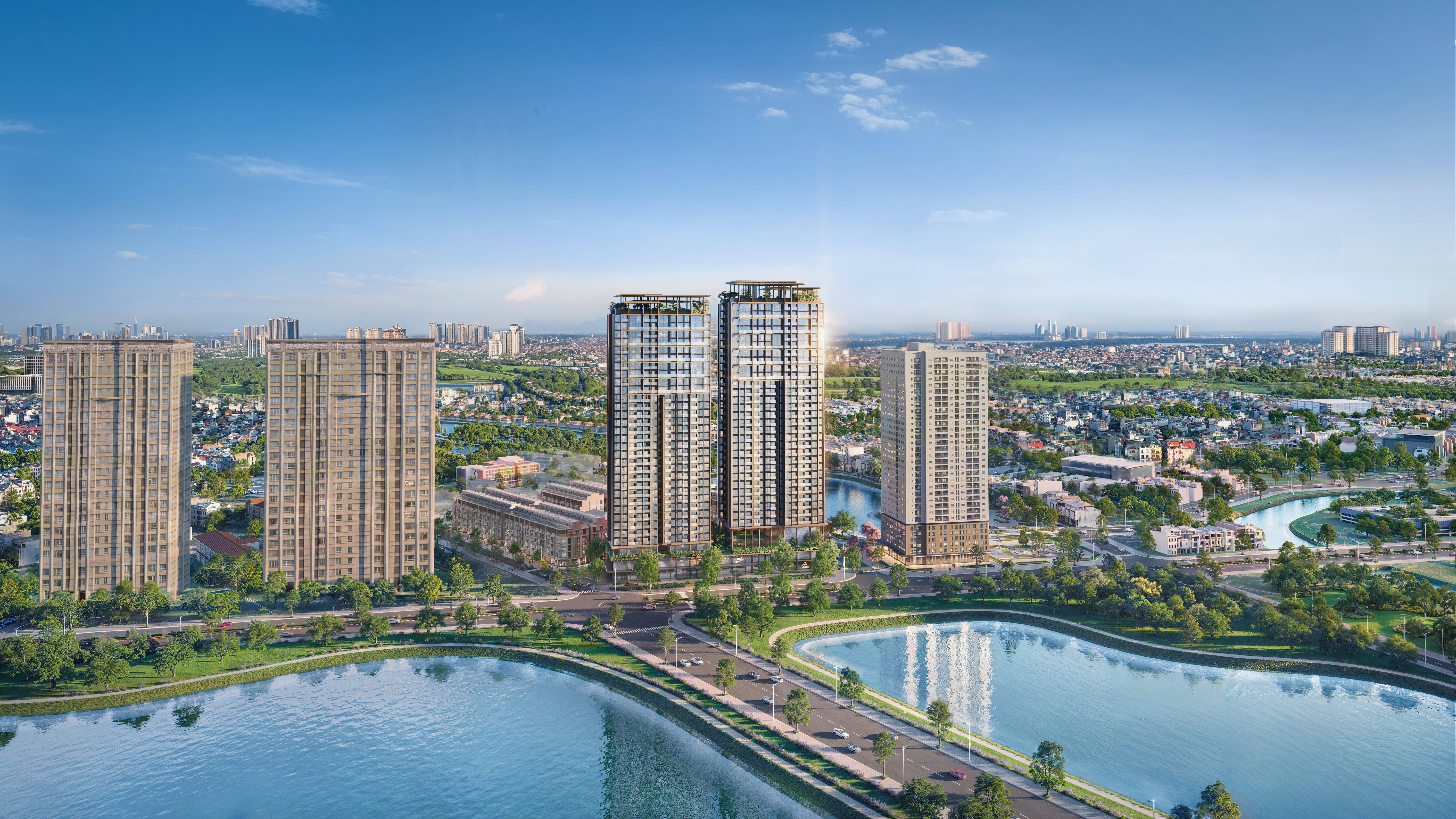 Trung tâm Hà Nội đón thêm dự án hiếm hoi với 3 mặt hồ, 4 mặt đường, cạnh Metro