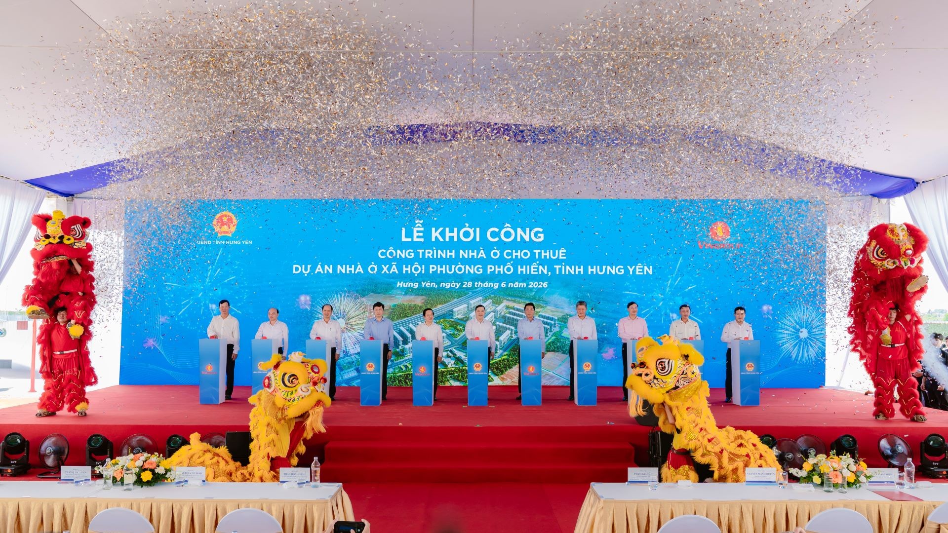 Công trình nhà ở cho thuê Dự án nhà ở xã hội phường Phố Hiến chính thức khởi công sáng 28/6 Công trình nhà ở cho thuê Dự án nhà ở xã hội phường Phố Hiến chính thức khởi công sáng 28/6