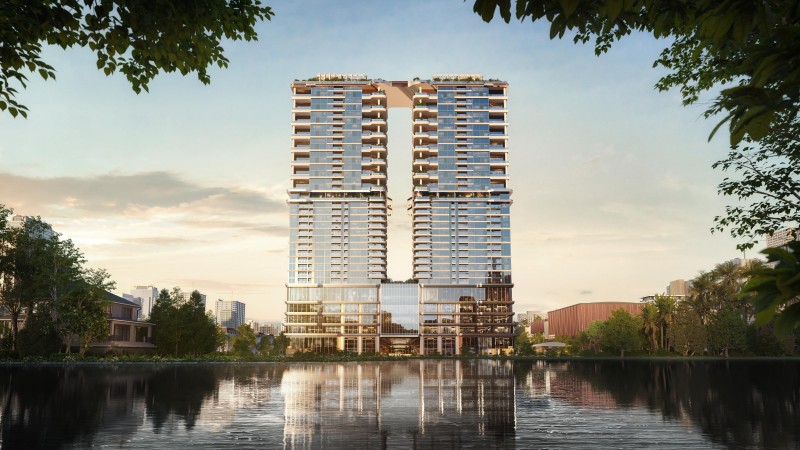Rivea Residences - nơi không gian ở, tiện ích, thương mại và cảnh quan được tổ chức hài hòa theo chiều thẳng đứng. (Ảnh: CĐT).