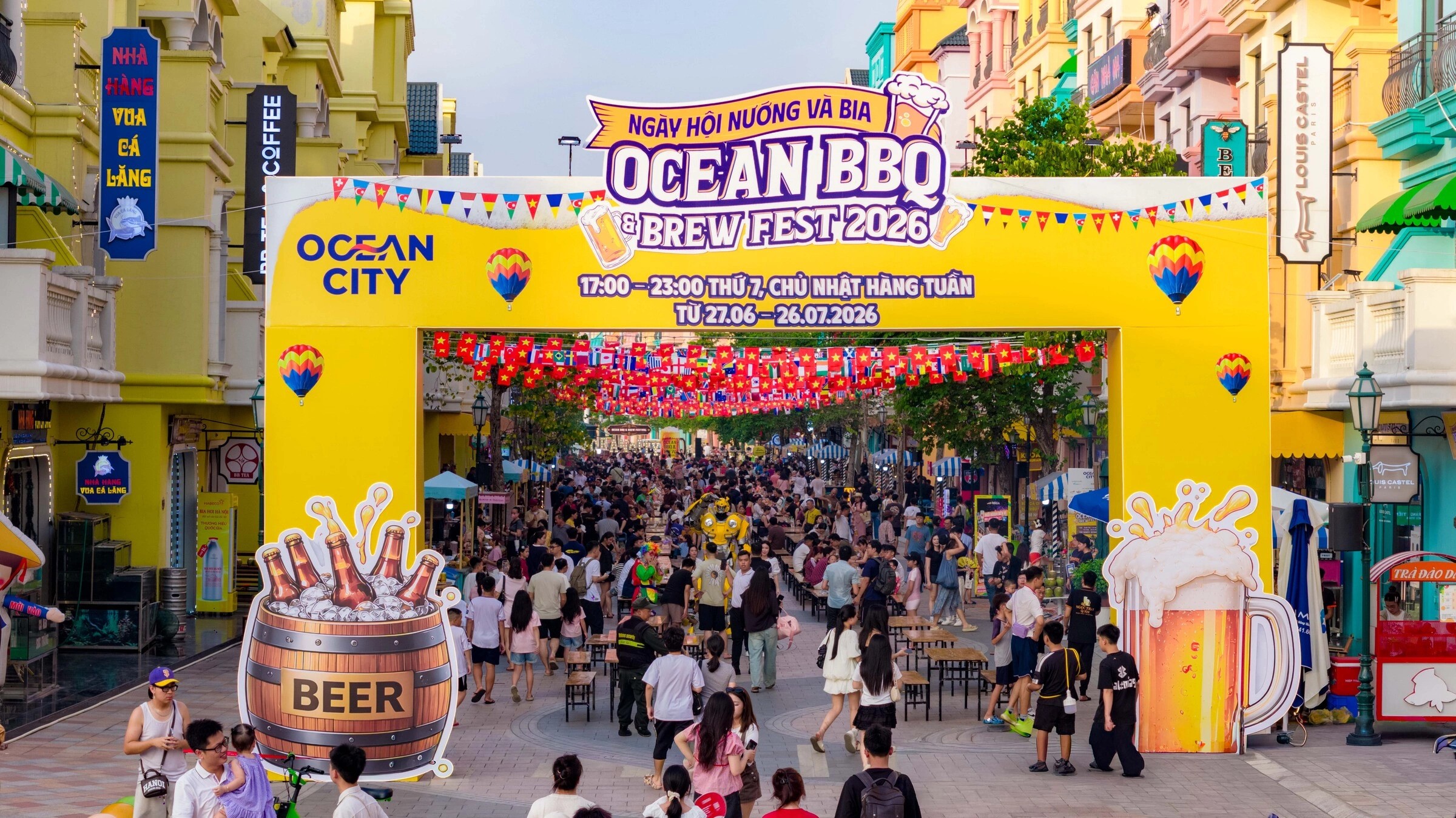 Ngày hội Nướng & Bia 2026 thu hút đông đảo cư dân và du khách ngay trong tuần đầu khai màn. Ngày hội Nướng & Bia 2026 thu hút đông đảo cư dân và du khách ngay trong tuần đầu khai màn.