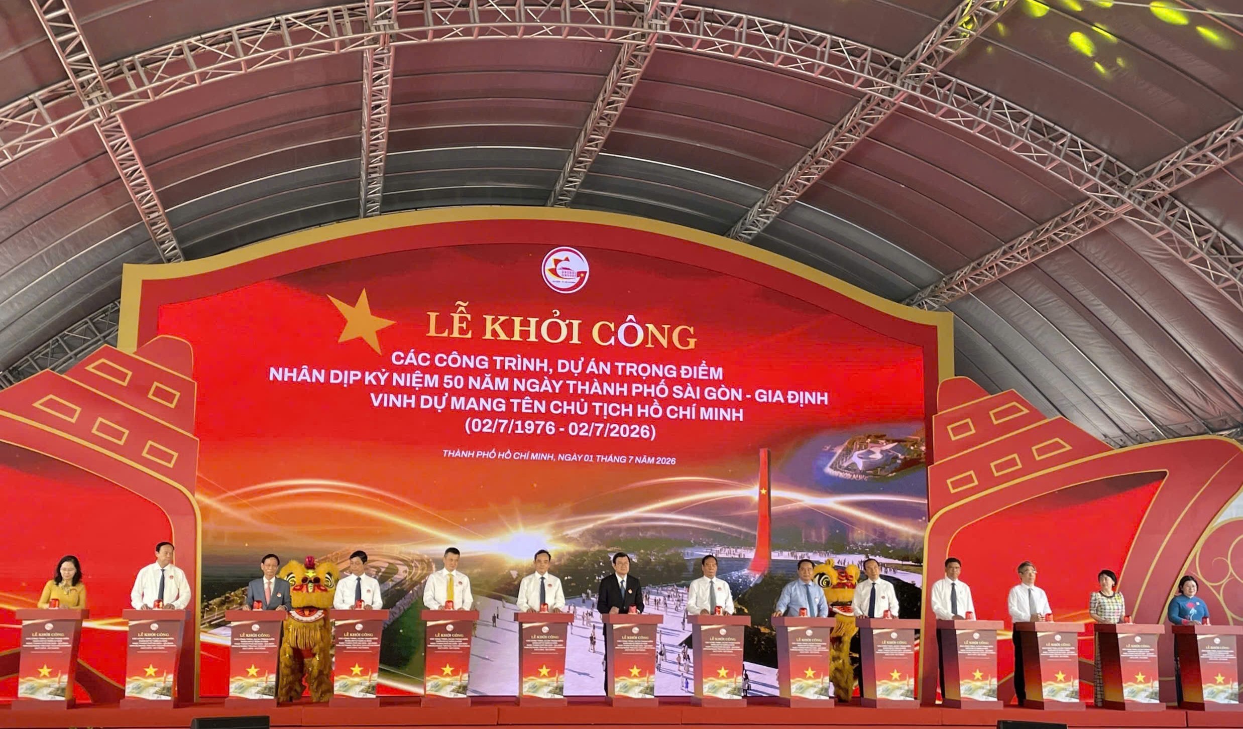 Vingroup đồng loạt triển khai 3 dự án hạ tầng chào mừng kỷ niệm 50 năm ngày thành phố Sài Gòn - Gia Định vinh dự mang tên Chủ tịch Hồ Chí Minh (02/07/1976 - 02/07/2026)