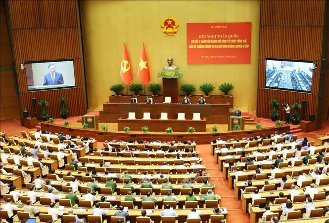 Phát biểu của Tổng Bí thư, Chủ tịch nước Tô Lâm tại Hội nghị toàn quốc sơ kết 1 năm vận hành mô hình tổ chức tổng thể của hệ thống chính trị và mô hình chính quyền 3 cấp