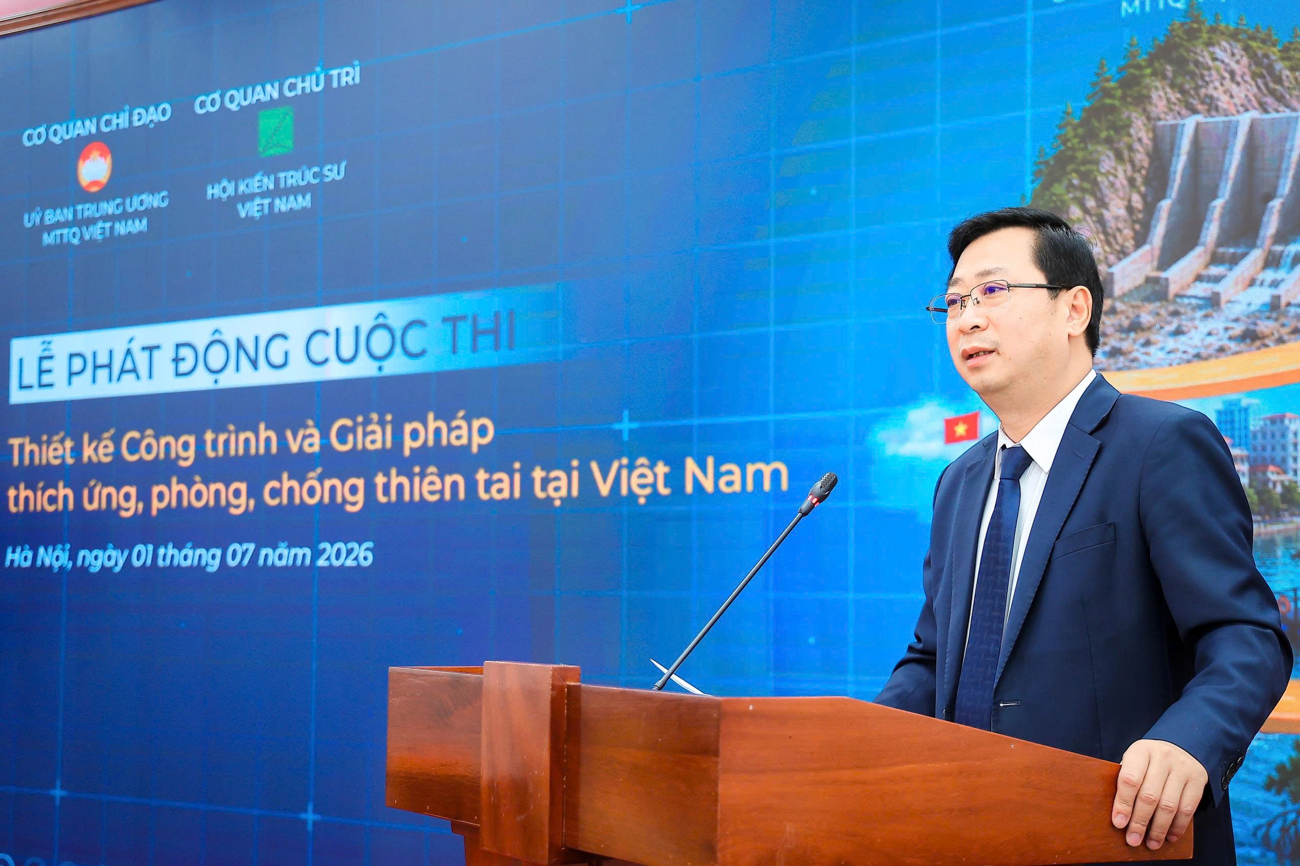  Phó Chủ tịch Ủy ban Trung ương MTTQ Việt Nam Cao Xuân Thạo phát biểu
