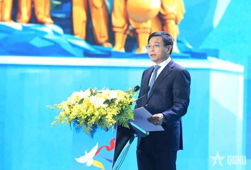 Phó thủ tướng Nguyễn Văn Thắng phát biểu tại lễ khai mạc.