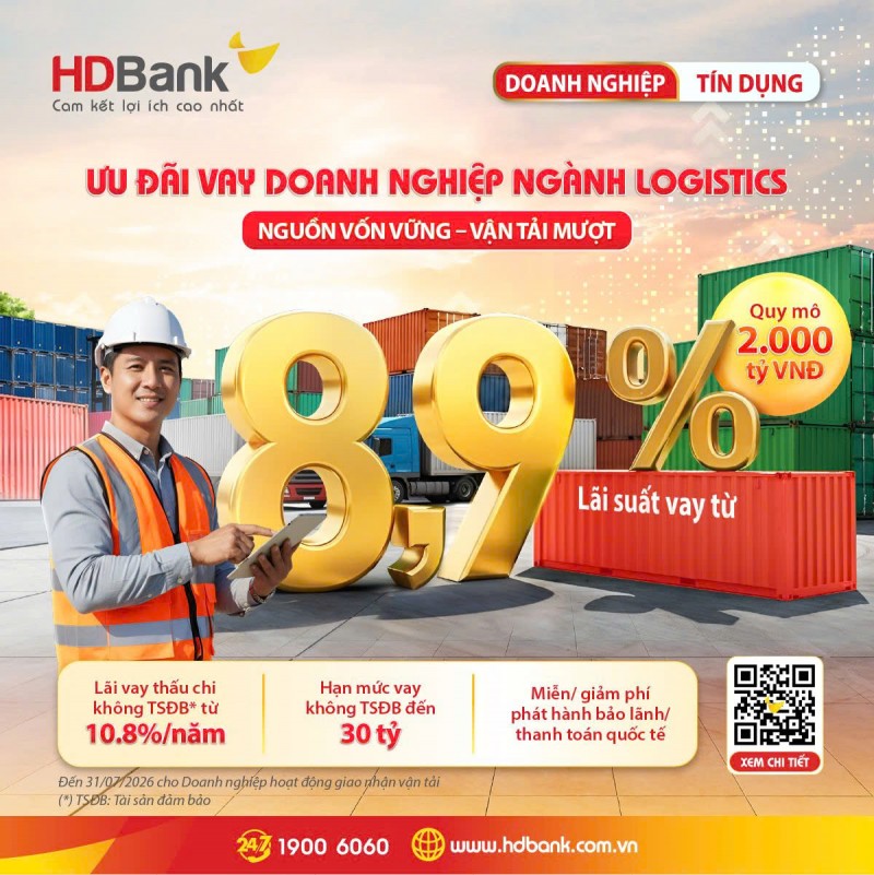 HDBank tung loạt ưu đãi tài chính hấp dẫn, tiếp sức doanh nghiệp tối ưu chi phí và bứt phá tăng trưởng HDBank tung loạt ưu đãi tài chính hấp dẫn, tiếp sức doanh nghiệp tối ưu chi phí và bứt phá tăng trưởng