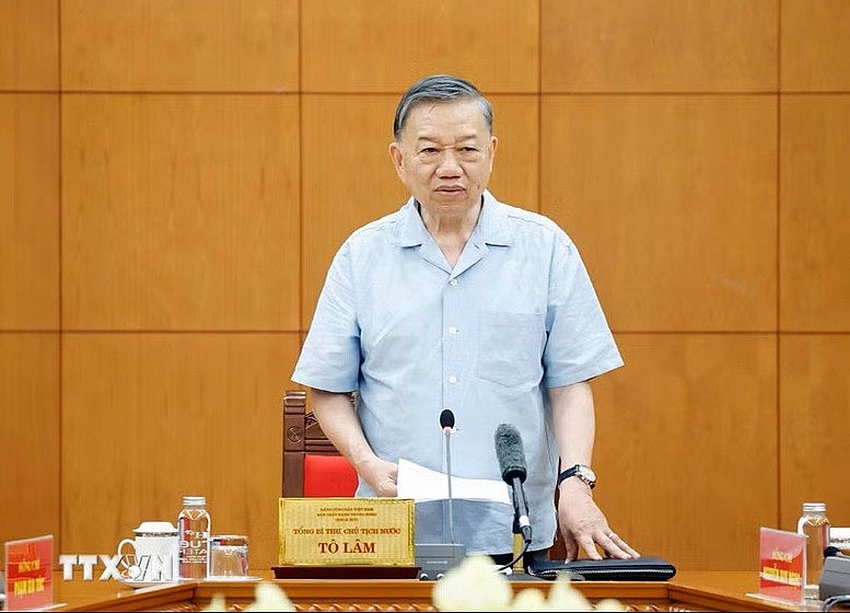 Tổng Bí thư, Chủ tịch nước Tô Lâm: Đặt công nghiệp hàng hải đúng vị trí trong chiến lược xây dựng Việt Nam trở thành quốc gia biển mạnh Tổng Bí thư, Chủ tịch nước Tô Lâm: Đặt công nghiệp hàng hải đúng vị trí trong chiến lược xây dựng Việt Nam trở thành quốc gia biển mạnh