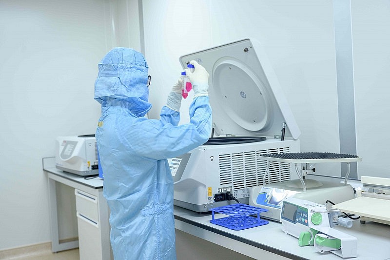 Phòng thí nghiệm tại Viện Nghiên cứu Tế bào gốc & Công nghệ Gen Vinmec, nơi triển khai nghiên cứu và phát triển các liệu pháp tế bào tiên tiến. Phòng thí nghiệm tại Viện Nghiên cứu Tế bào gốc & Công nghệ Gen Vinmec, nơi triển khai nghiên cứu và phát triển các liệu pháp tế bào tiên tiến.