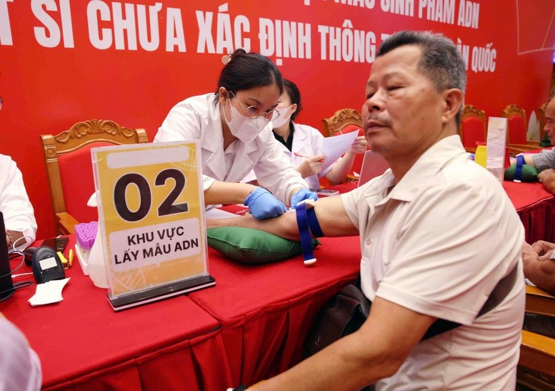 Hoạt động thu nhận mẫu sinh phẩm ADN đối với thân nhân liệt sĩ trên địa bàn thành phố Hà Nội
